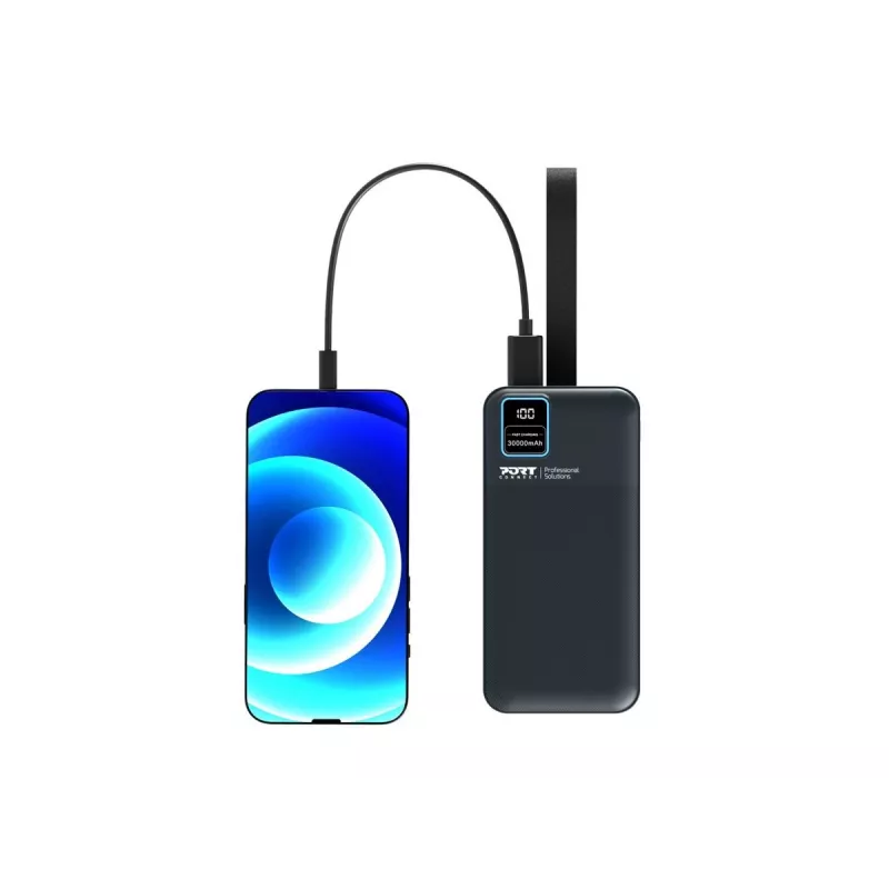 Tragbares Ladegerät Port Designs 907003 30000 mAh