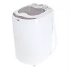 Toplader-Waschmaschine Adler AD 8055, tragbar, 3 kg Kapazität, creme, Drehregler, 150 W