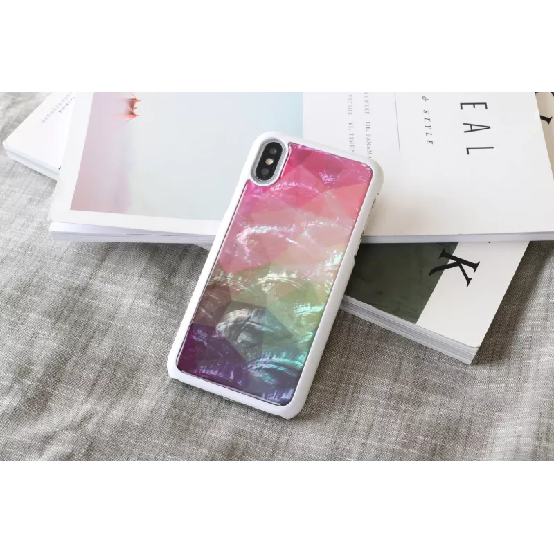 iKins Water Flower Hülle für iPhone XS/X, Weiß, K1690H