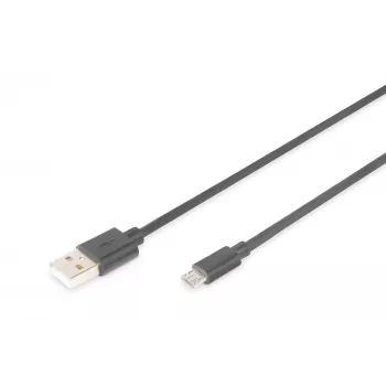Assmann USB 2.0 Verbindungskabel. Typ A - Micro B M/M. 1,0 m. USB 2.0 konform. UL. bl (AK-300110-010-S)