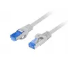 Netzwerkkabel LANBERG PCF6A-10CC-1500-S Cat6a S/FTP, 15 m, RJ-45, grau