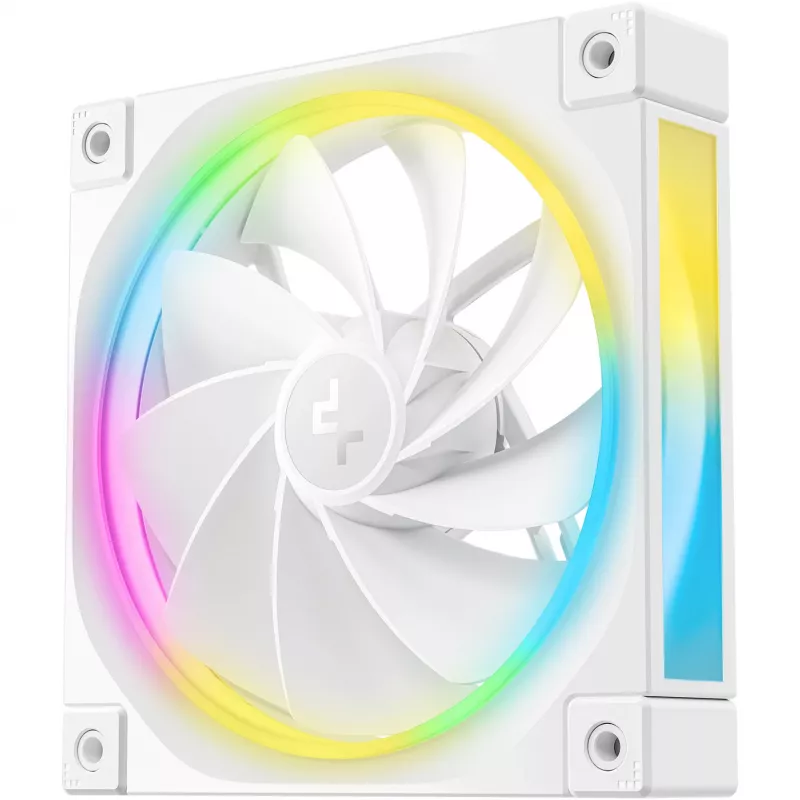 DeepCool FL12R Reverse 120-mm-Gehäuselüfter, 500–2150 U/min, 33,9 dB, Weiß