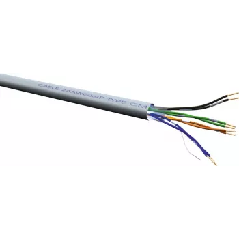 Roline - Bulk-Kabel - 100 m - UTP - CAT 6a - halogenfrei, zuverlässig - Grau