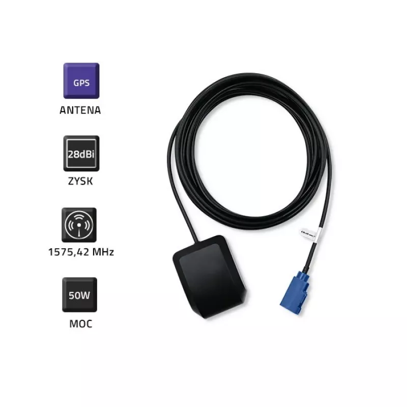 Outdoor GPS-Antenne QOLTEC 57038 28 dBi — externe Hochgewinnantenne für GPS-Empfang