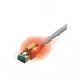 EasyLan DualBoot LED-Patchkabel Cat.6A (ISO/IEC), S/FTP, grau, 5,0 m, mit LED-Identifikation