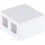 Netzwerkadapter ShiverPeaks 08-10116 — 2-Port-Keystone-Anschluss, weiß