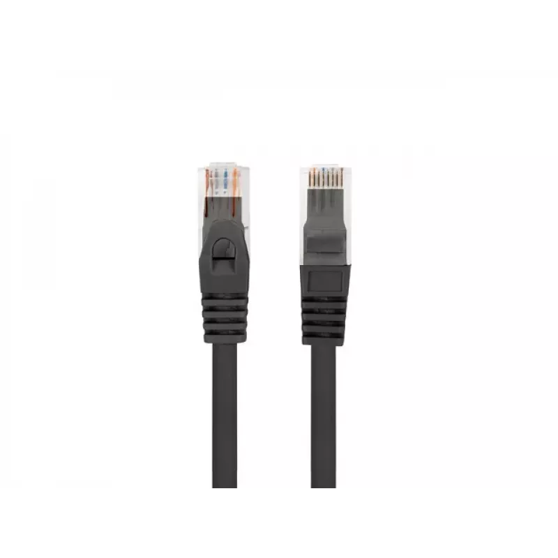 Netzwerkkabel LANBERG PCU6-10CU-0050-BK Cat6 U/UTP RJ-45 0,5 m Schwarz