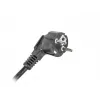 Stromverteilereinheit LANBERG PDU-06E-0200-BK — 6x Typ-E-Ausgänge, 16 A, 2 m Kabel, 1HE Rack, 220–250 V