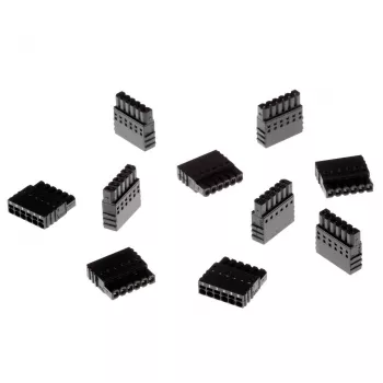 Axis TU6009 6-PIN-Stecker, männlich, schwarz, 10 Stück