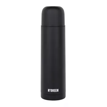 N'OVEEN TB630 Thermosflasche, 500 ml, Schwarz Matt