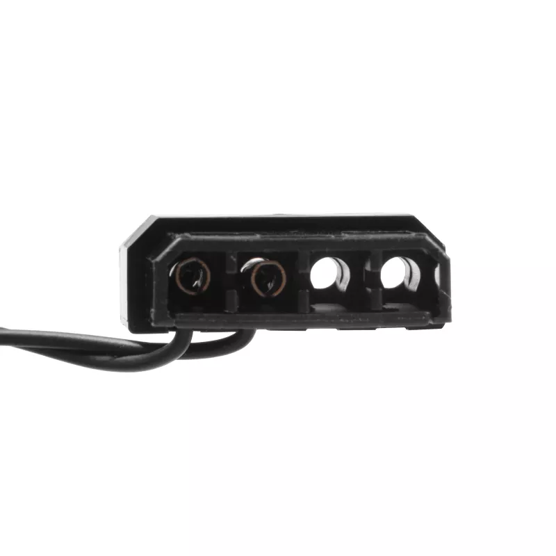 Akyga AW-8A-BK 80-mm-Gehäuselüfter, 2000 U/min, 37 m³/h, 25 dB, 3-Pin mit Molex-Adapter, Schwarz
