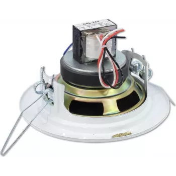 Einbaulautsprecher Omnitronic CS-4W 6 W 100 V Weiß