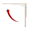 Maclean MC-128WD Wand-Klappregal, 100×40 cm, Holzoptik