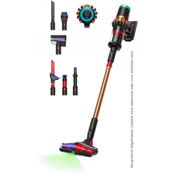Dyson V16 Piston Animal Akku-Stabstaubsauger mit Spezialreinigungsset (495948-01), Mattschwarz/Kupfer