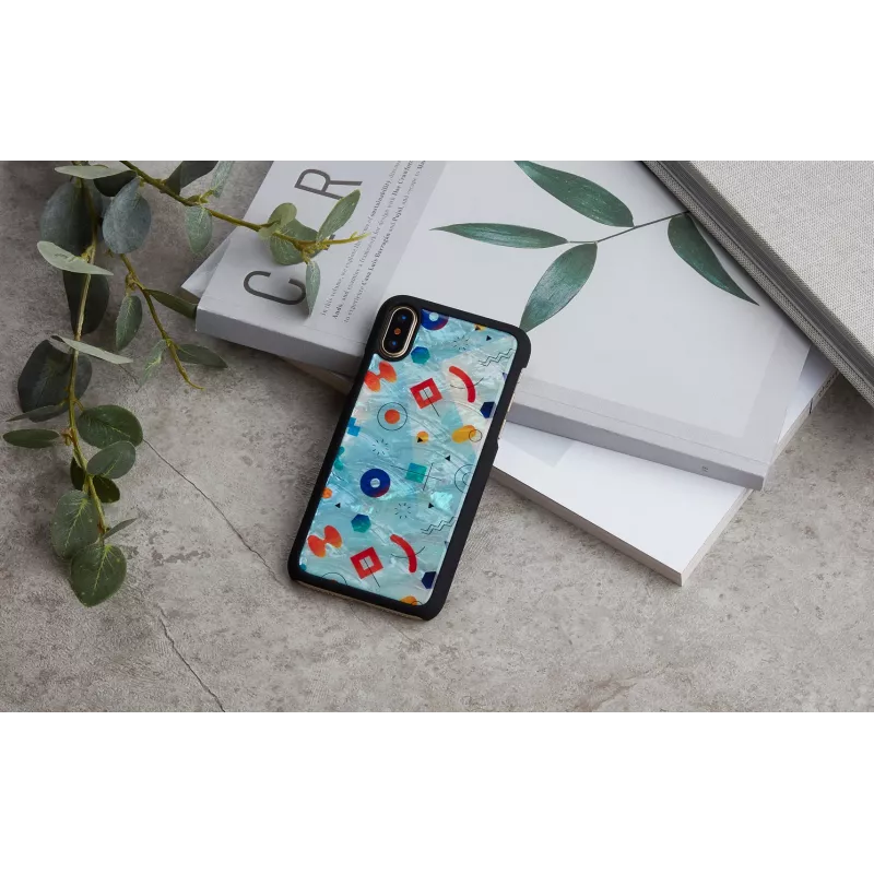 iKins Poppin Rock Hülle für iPhone XS/X, schwarz