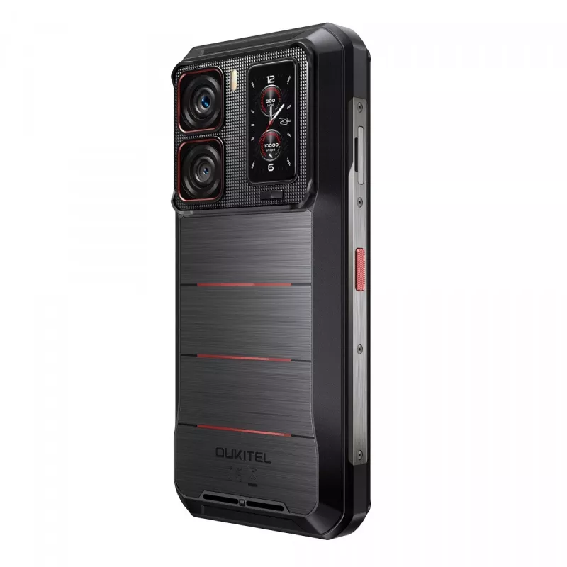 Oukitel WP300 5G Smartphone, 6,8 Zoll, 12 GB RAM, 512 GB, 16000 mAh, IP69K, Android 15, Schwarz