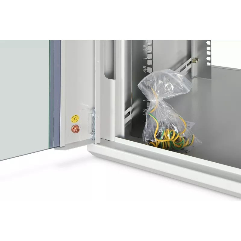 Wandmontiertes Rack-Gehäuse DIGITUS Dynamic‑N 7U 19 Zoll 600x600 mm, unmontiert, IP20, Schlüsselschloss