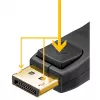 DisplayPort-Kabel Goobay 74777 1 m Schwarz G-Sync FreeSync
