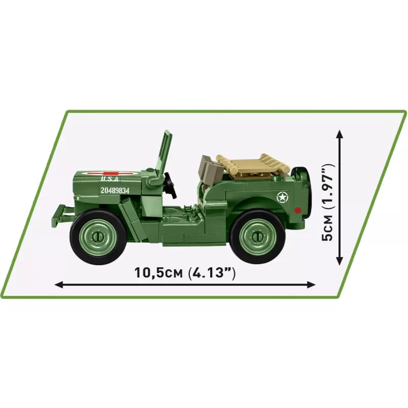 Bausteine COBI Medical Willys MB 130 Teile 6 Jahre