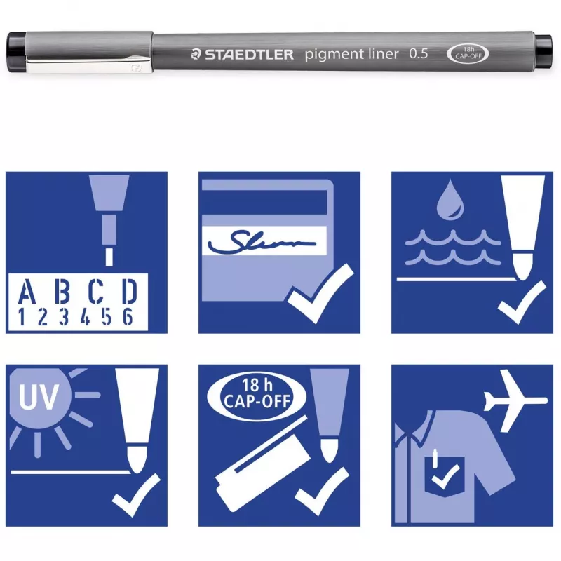 Fineliner Staedtler Pigment Liner 308 Rot