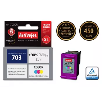 Activejet AH-703CR Tinte, Ersatz für HP 703 CD888AE, Premium, 21 ml, farbig