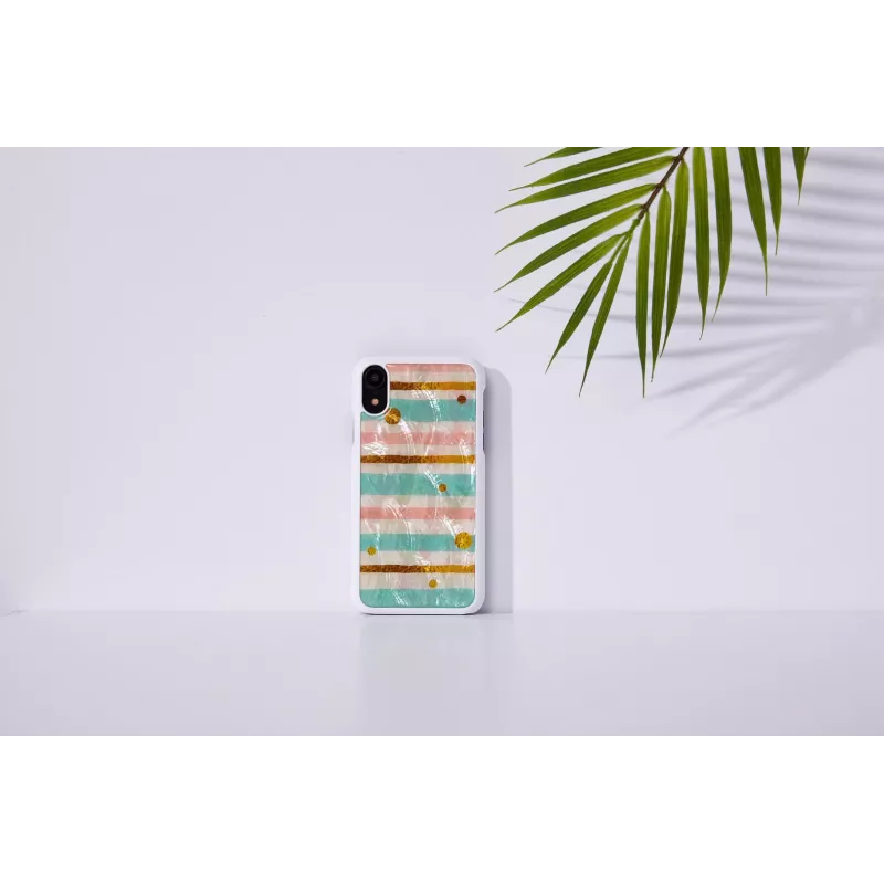 iKins Pop Hülle für iPhone XR, Mintweiß, K1730H