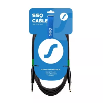 Audio TS-Kabel SSQ Mono 6,3 mm (1/4 Zoll) — 7 m, 6 mm AD, PVC-abgeschirmt, 85Ω ±5Ω