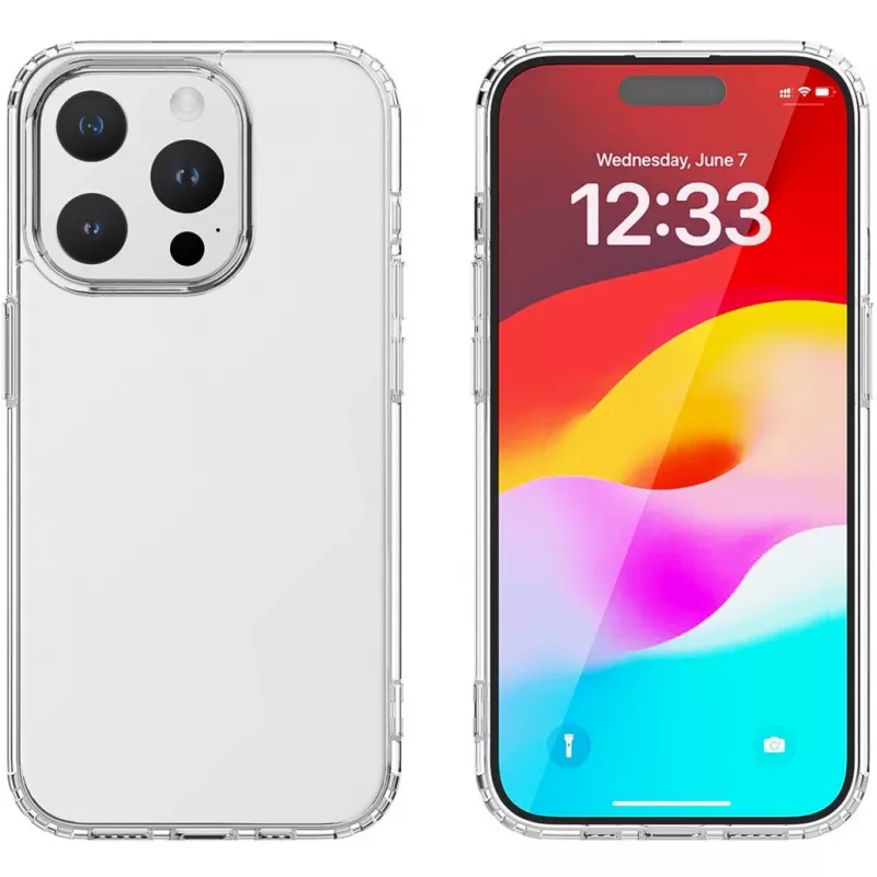 Shell-Hülle 4smarts 540606 für iPhone 15 Plus Transparent 17 cm