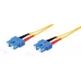 Patchkabel ShiverPeaks 77822, LWL Duplex SC/SC, 9/125 µm OS1/OS2, 1,0 m