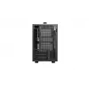 DeepCool CH160 PLUS R-CH160-BKNGM0-G Small-Form-Factor-(SFF)-PC-Gehäuse, Mini-ITX/Micro-ATX, Hartglas, schwarz