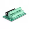 Delock 66912 D-Sub 25 Pin Buchse zu Terminalblock für Hutschiene