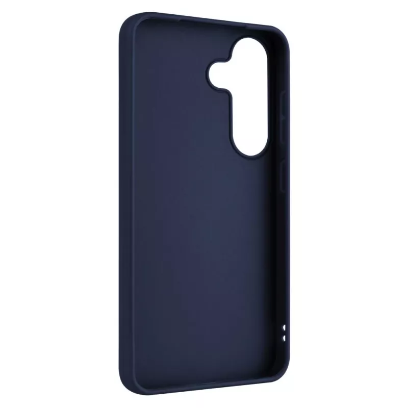 Handy-Rückabdeckung FIXED für Samsung Galaxy S25 – Gummi, blau