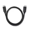 DisplayPort-Kabel Qoltec 50373 2 m Schwarz