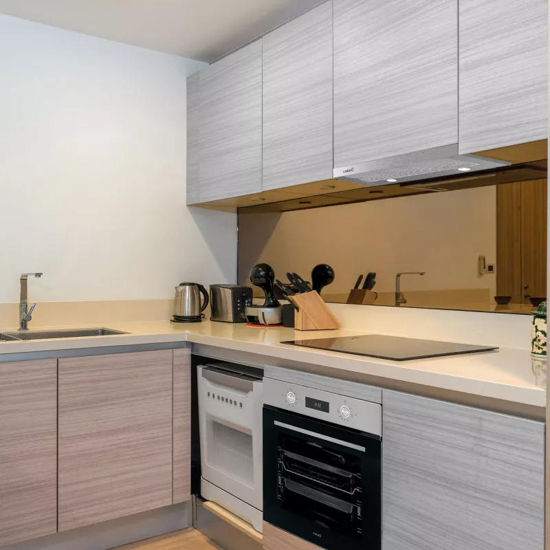 Unterbau-Dunstabzugshaube CATA EXTENDER 600 — Edelstahl, Aluminium-Fettfilter, 390 m³/h, 440 mm Tiefe, Tastensteuerung