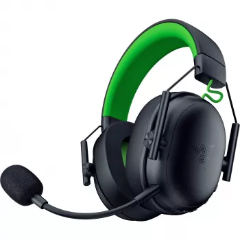 Headset Razer BlackShark V3 X HyperSpeed — Kabelgebunden & Kabellos (USB-A, Bluetooth), Ohraufliegend, 20–28 kHz, 270 g, Schwarz/Grün