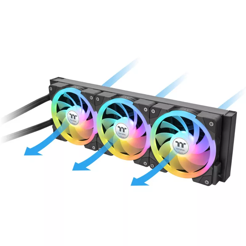 AIO-Flüssigkeits-CPU-Kühler THERMALTAKE MAGFloe 360 Ultra — 360-mm-Radiator, RGB-Lüfter