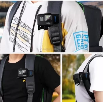 Strap mount RUIGPRO DCA6908 für DJI Osmo Action – 360° Drehung, leicht