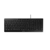 Cherry Stream Tastatur, QWERTY, Spanisch, Schwarz