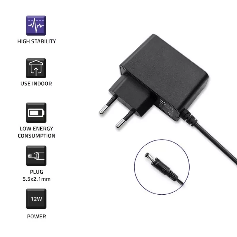 Netzteil QOLTEC 52405 6V 2A 12W Stromversorgung für tragbare Geräte