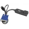 Hewlett-Packard HP USB-Schnittstellenadapter – Video-/USB-Erweiterung – für HP TFT7600 G2, BLc3000 Enclosure, ProLiant DL360p Gen8, ML350e Gen8, Server Console Switch (AF628A)