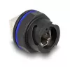 DeLOCK 67048 RJ45 Cat.6A Einbaubuchse / Kupplung, Schwarz