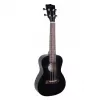 Concert-Ukulele V-tone UK23 23 Zoll — 4-saitig Nylon, 18 Bünde, schwarz, inklusive Tasche