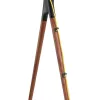 LogiLink BP0078 TV-Standfuß, 49–70 Zoll, 4 Füße aus Walnussholz, 40 kg, Schwarz