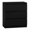 Top E Shop M3 Kommode, schwarz