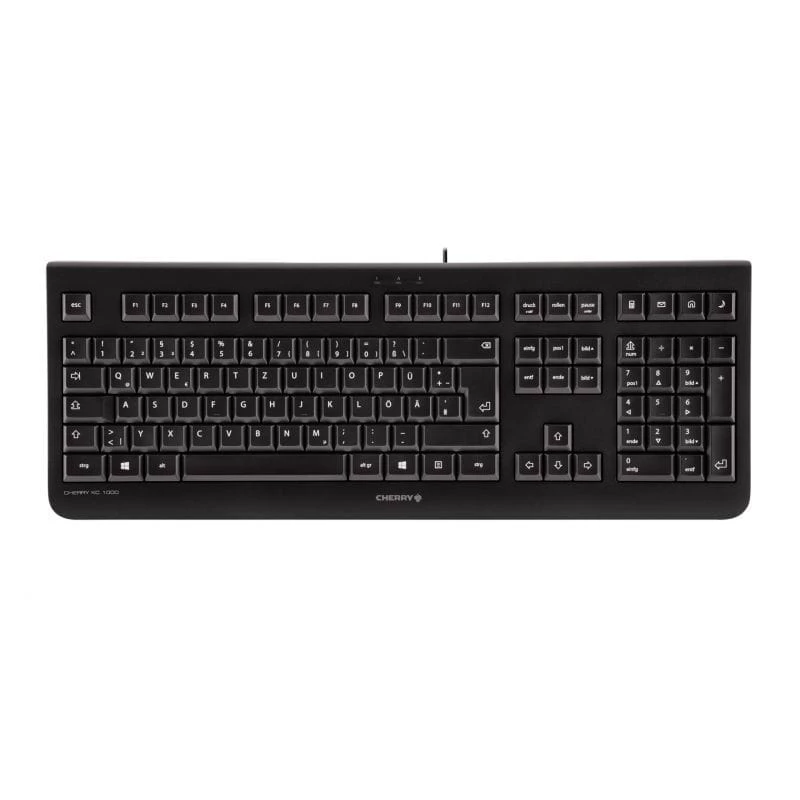 Tastatur CHERRY KC 1000 Universal USB Tschechisch Schwarz