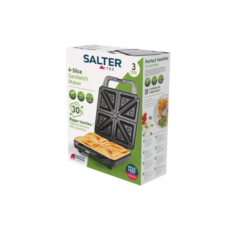 Salter EK6538VDE 4-Scheiben-Sandwichmaker