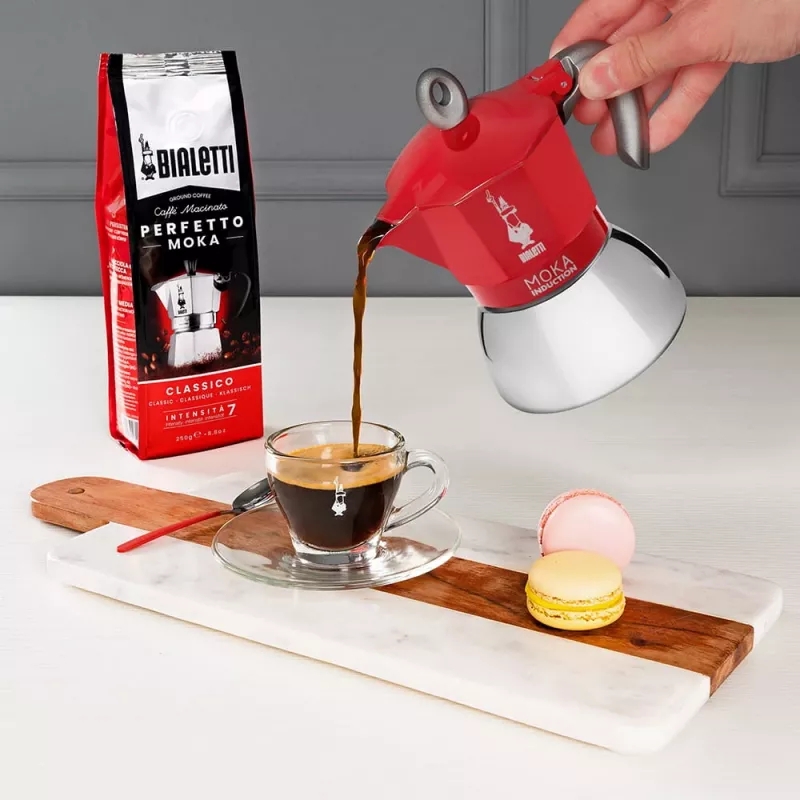 Bialetti Moka Induction Moka-Kanne 4 Tassen