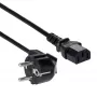 Akyga AK-PC-05C Netzkabel, CEE 7/7 auf IEC C13, Kupfer 3 x 1 mm², 5 m, Schwarz