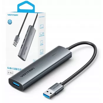 Hub 5v1 USB-AVention 0,15 m