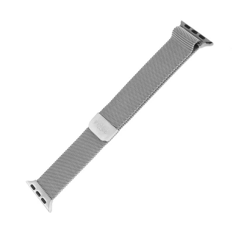 Festes Mesh-Armband für Apple Watch 42/44/45/46/49mm | Silber
